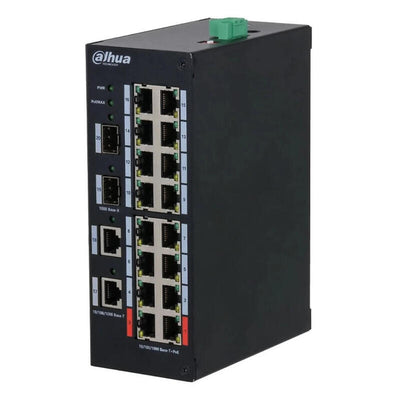 Dahua HS3220-16GT-190 Switch Hardened PoE 16 Ports Gigabit (2RJ45 + 2SFP) Uplink Gigabit 190W No_manejable LAY — image 1