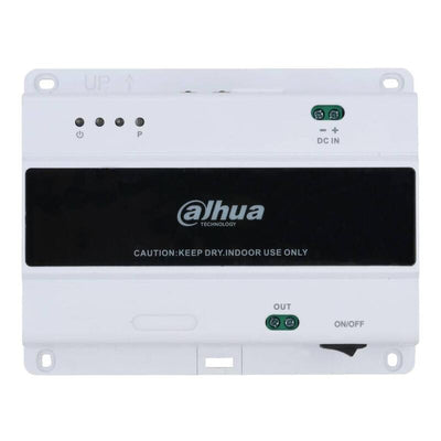 Dahua VTNS1001B-2-A Switch 1 Port 2-HILOS Vto Dahua, 48VDC Includes Power Supply — image 1