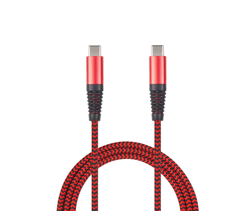 2GO Cable Charging USB - Red - 100CM USB Type-c a USB Type-c