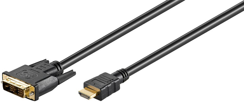 Goobay Cable DVI-d 18 + 1 HDMI a M/M 1M Black