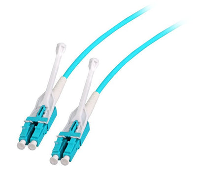 Efb Duplex Network Cable Push Pull Lc-lc OM3 2M Lszh 3MM Aqua — image 1