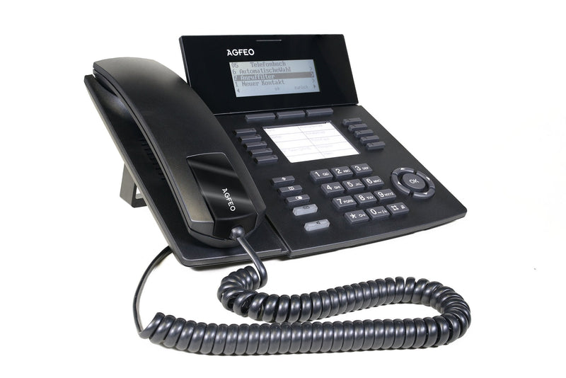 Agfeo St 53 IP Phone IP Black Terminal With Connection Cable