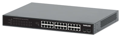 Intellinet 24PORT Gigabit PoE + Switch 2X1G Sfp 370W — image 1