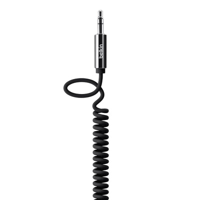 Belkin Mixit Coiled Cable Audio Mini-phone Stereo 3.5MM Male a Mini-phone Stereo 3.5MM Male 1.8M Black — image 1