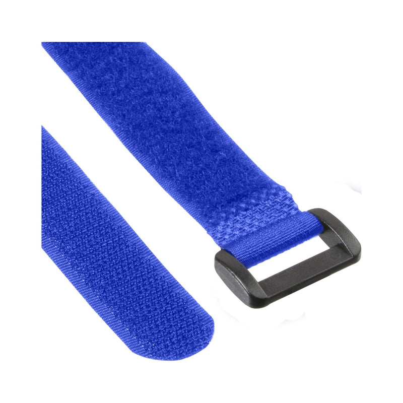 Inline Tiras Cable With Velcro 20 X 400MM 10 Units Blue