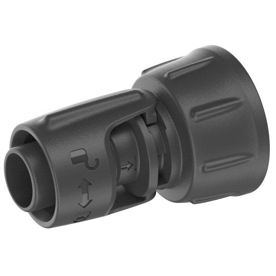Gardena Connection Grifo Micro-drip-system 13MM (1/2) G 3/4, Connector Grifo Grey Oscuro, Model 2023)