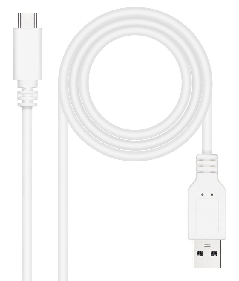 USB Cable 2.0 3A, Type USB-C/m-a/M, White 3.0M