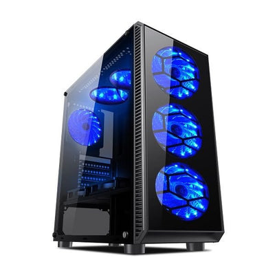 L-link PC Case ATX Avatar LED Blue USB 3.0 Window Transparent — image 1