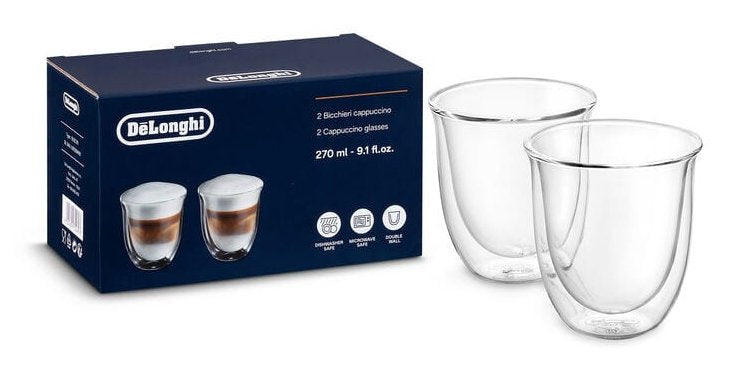 Delonghi Copas Capuchino ( Set Of 2), Glass 5513214601