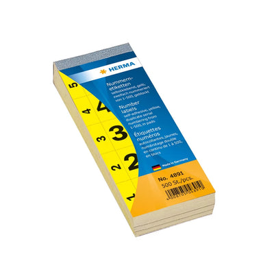 Herma Bloc Notas Self-adhesive 1-500 Yellow 28X56 Mm — image 1