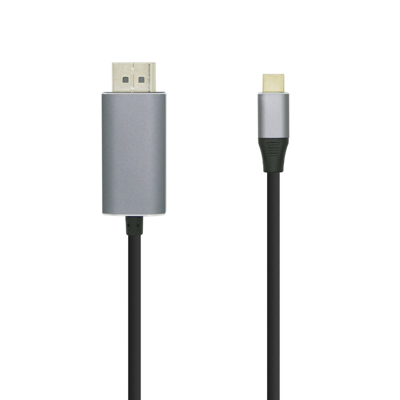 Aisens USB Cable -c a DisplayPort 4K@60HZ - USB-C/M-dp/M - 1.80M - Black