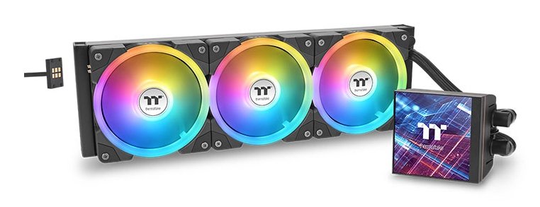 Thermaltake Refrigerador Liquido CPU Magfloe 420 Ultra ARGB Sync Aio Cooler Líquido, Black Enfriamiento Black