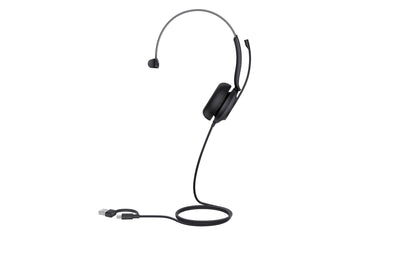 Yealink Headphones UH35, Black Variante Uc, USB-A And Usb-c, Mono UH35 Mono Uc USB-C/a — image 1