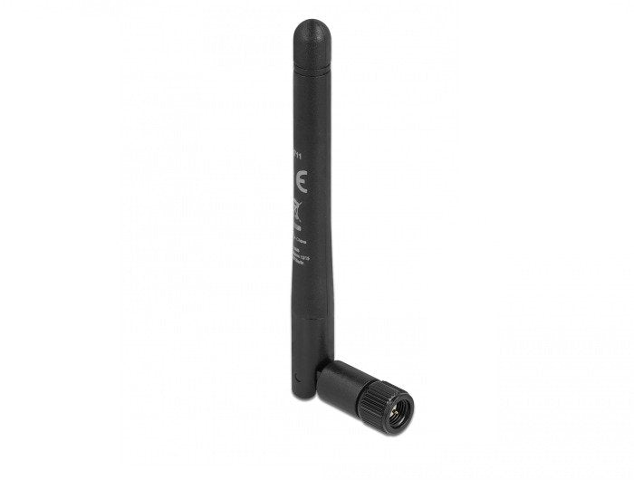 Delock 5G 3.3-5.0GHZ Antenna Sma Connector Male -1.0-4.5 dBi 10.9CM Omnidirektional With Kippgelenk And Flexib