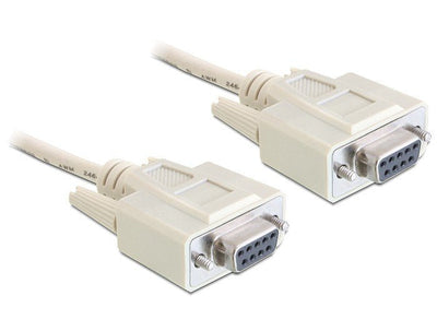 Delock Cable Serie Nullmodem 9 Pin Female / Female 5M — image 1