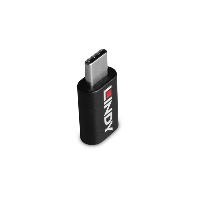 Lindy 71265 Cambiador Género USB Cable Type C Black