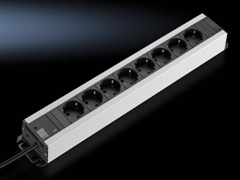 Rittal Power Strip Plugs 48,3CM 8VÍAS Without Switch 16A