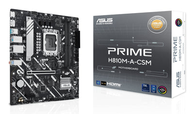 ASUS Motherboard Prime H810M-A-CSM Intel, LGA1851,DDR5,MATX — image 1