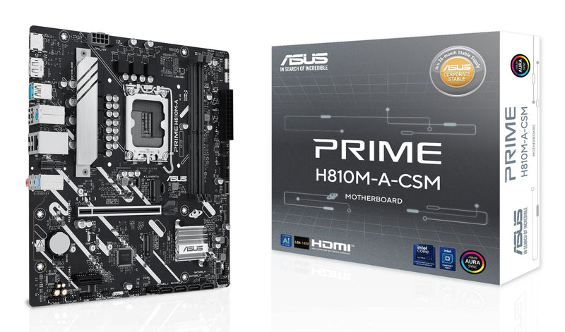 ASUS Motherboard Prime H810M-A-CSM Intel, LGA1851,DDR5,MATX