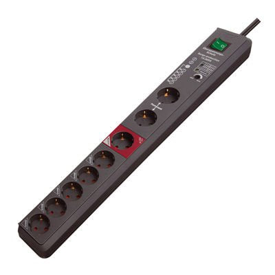 Brennenstuhl Power Strip Secure-tec 8 Sockets Cable 3M 19.5KA