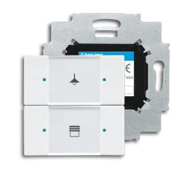 Busch Jaeger 6126 01-84 Tastsensor 2F M.bus- Ankoppler Up-sensoren F.knx White Estudio