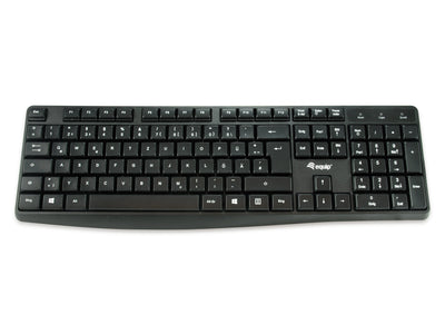 Equip Kabelgebundene USB Keyboard - Standard - USB - QWERTY - Black — image 1
