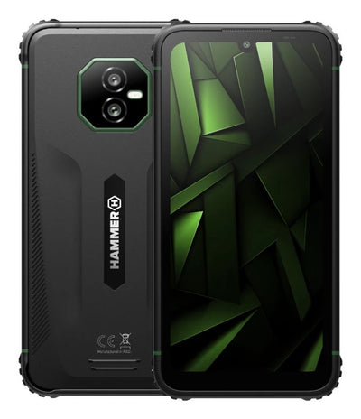 Hammer Smartphone Ranger (green) Ds 6.1 IPS TFT 720X1560 2GHZ 256GB 6GB RAM Android 15 Microsdxc Wi-Fi, BT,4G — image 1