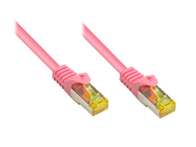 Good Connections Network Cable M. CAT.7 Rohk. Magenta 5M — image 1