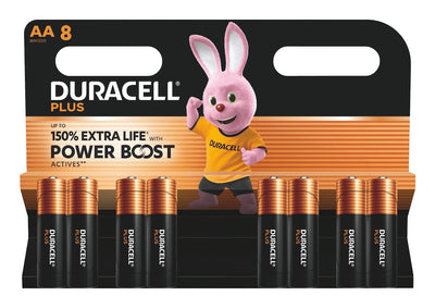 Duracell Pack 8 Batteries Aa Plus Power Boost DPBLR6B8 1.5V Alcalinas — image 1