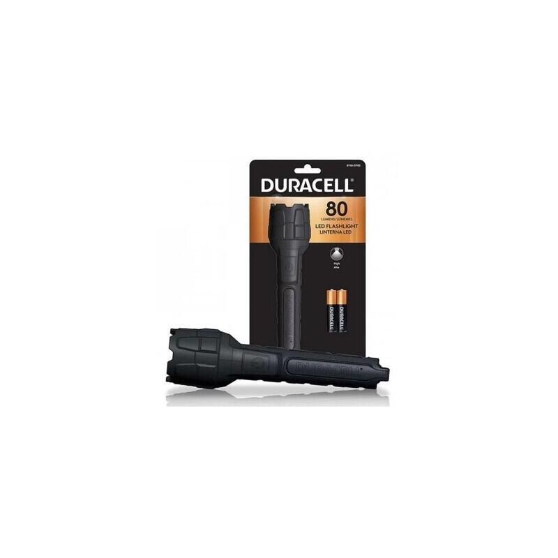 Duracell Linterna LED 80 Lumenes Rubber 4HRS. 30M 2XAAA