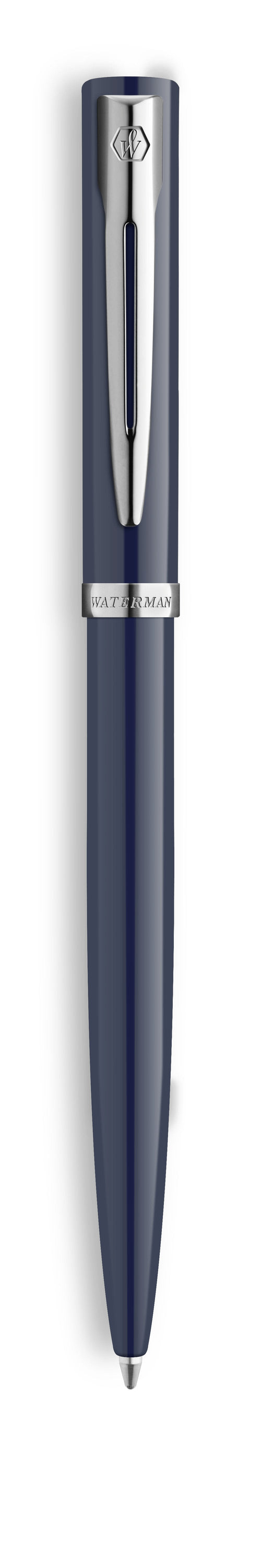 Waterman Pen Impression Azuler Lack Ct M Blue Box Of Regalo — image 1