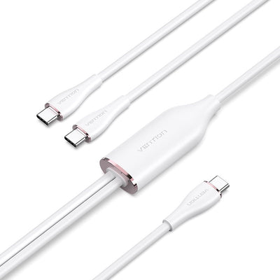 Vention USB Cable Type-c Ctmwg USB Type-c Male 2 X USB Type-c Male 1.5M White — image 1