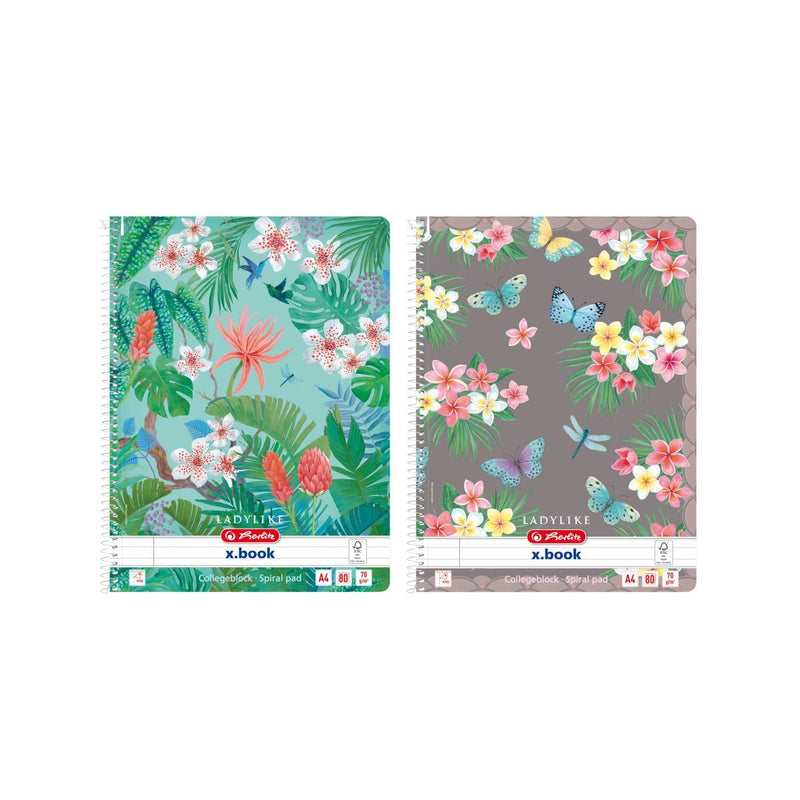 Herlitz 50044245 Notebook And Block A4 80 Hojas Colours Surtidos