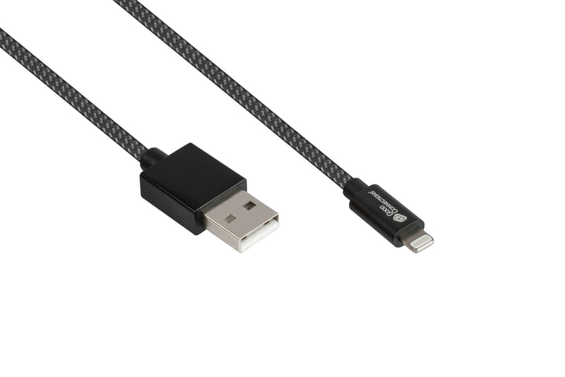 Good Connections USB 2.0 Cable A-lightning Mfi Black 0,5M