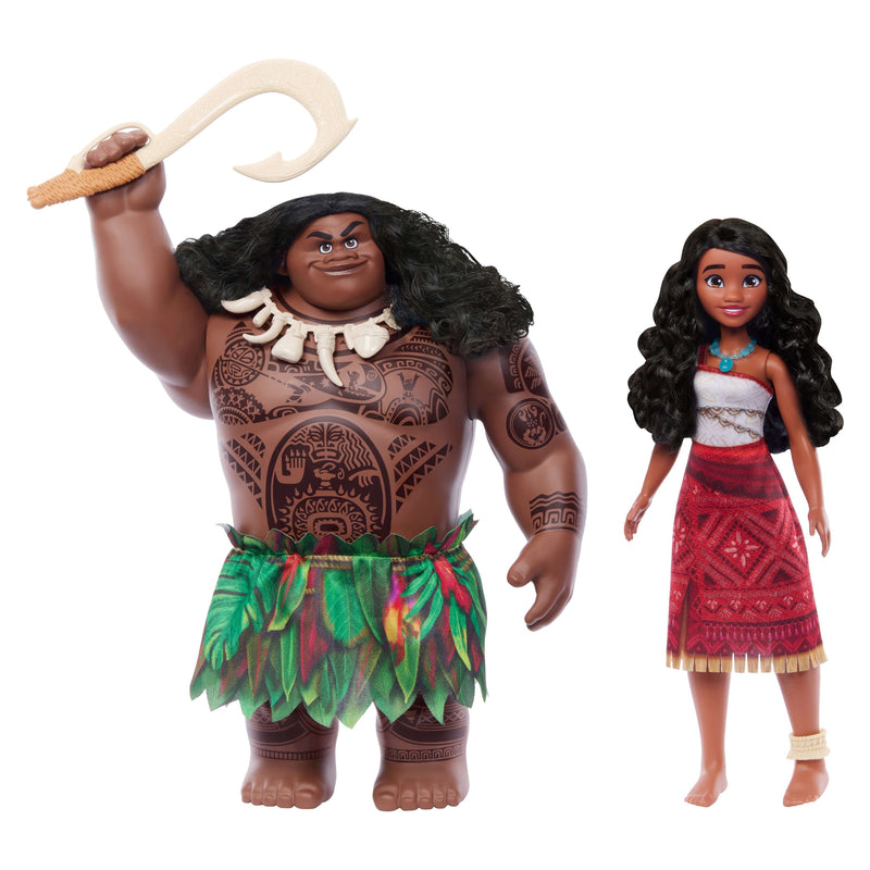 Blíster 2 Muñecos Vaiana & Maui Moana 2 Disney