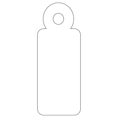 Apli Labels Colgantes With Hilo 13X34MM Box Of 1000 White — image 1