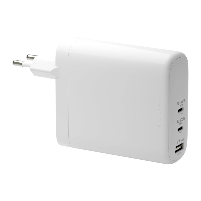 DBRAMANTE1928 Re-charge Power Adapter 140 Watts USB-C USB White Europa
