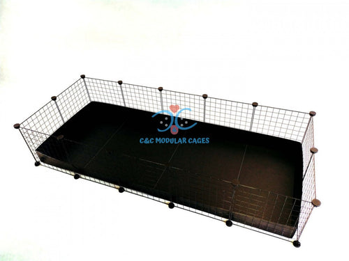 C&c 5X2 Cage Modular Cerdo Conejo Erizo Black 180 X 75 X 37CM — image 1
