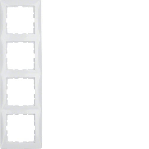 Berker 1014 89 Frame 4F S.1 Pws Glossy