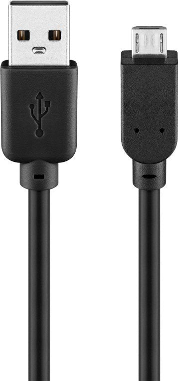 USB Cable 2,0A - B Micro (m/M) 1M Black