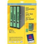 Avery Zweckform Labels Ring Binder 38,0 X 297,0MM Blue — image 1