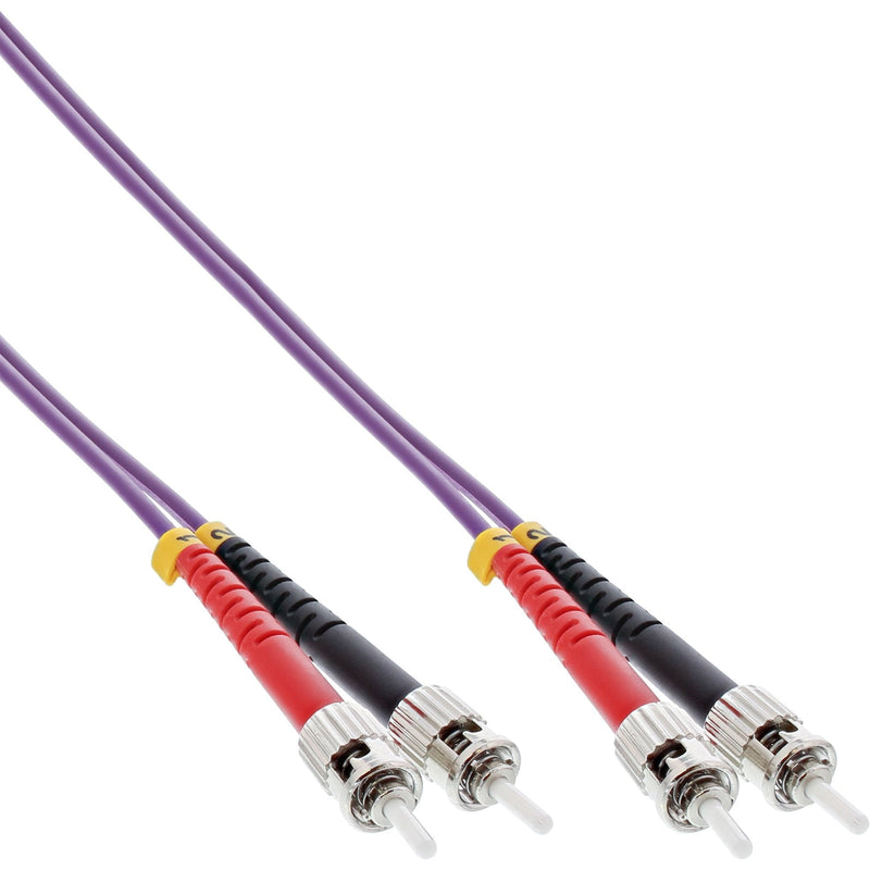 Inline Cable Dúplex Fibre Optic St/St 50/125 ?m OM4 7,5M