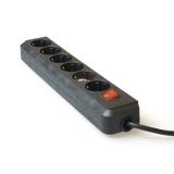 Brennenstuhl Power Strip 6 Sockets Eco-line 1.50M Black