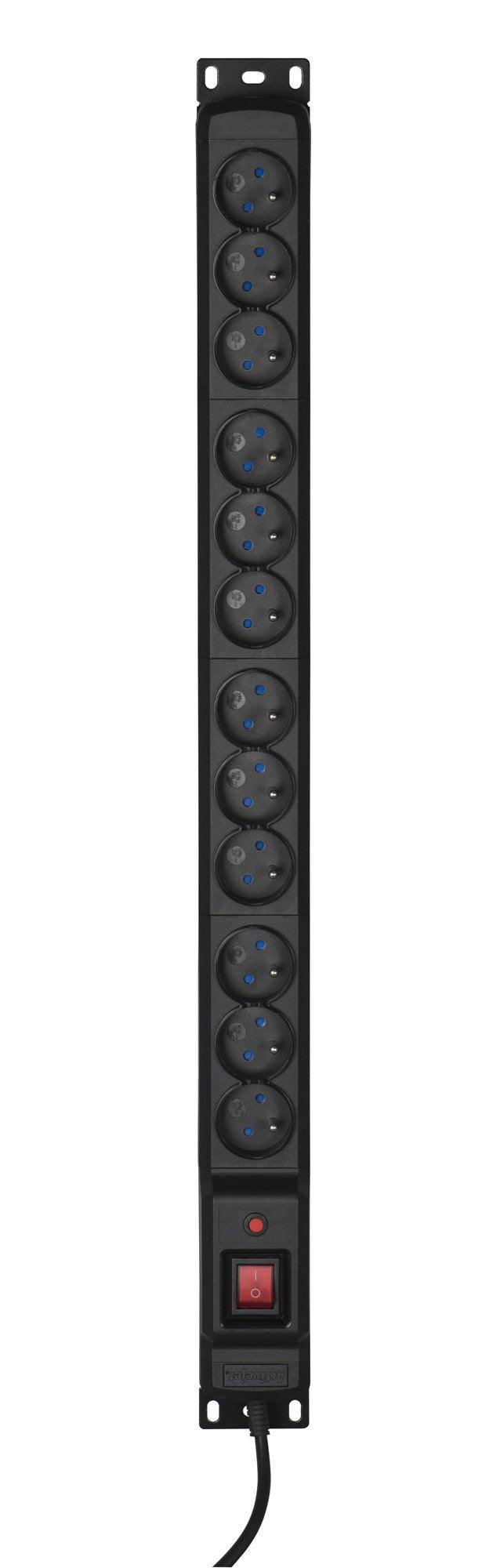 Activejet Combo Power Strip 12 Sockets Power 1,5M Black