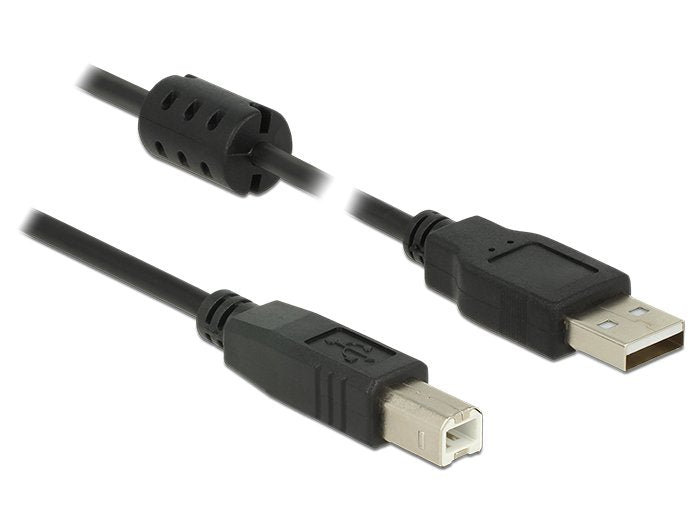 Delock USB Cable 2.0 Tipo-a Male USB 2.0 Tipo-b Male 3,0M Black