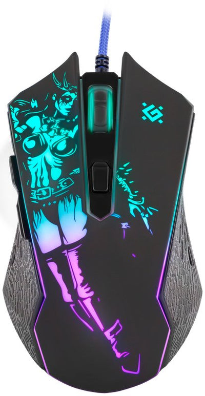 Defender Mouse Óptico Juegos With Cable GM-933 Without 'sister 7200DPI 6P Retroiluminado — image 1