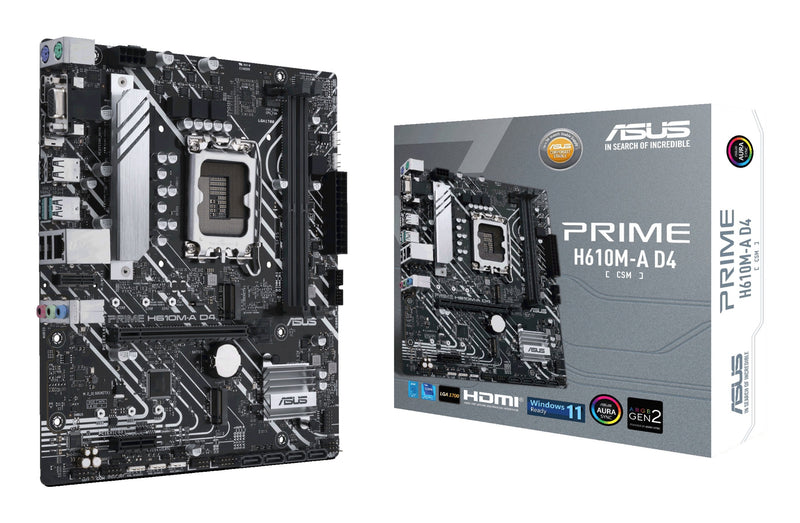 ASUS Motherboard Prime H610M-A D4-CSM Socket 1700 microATX