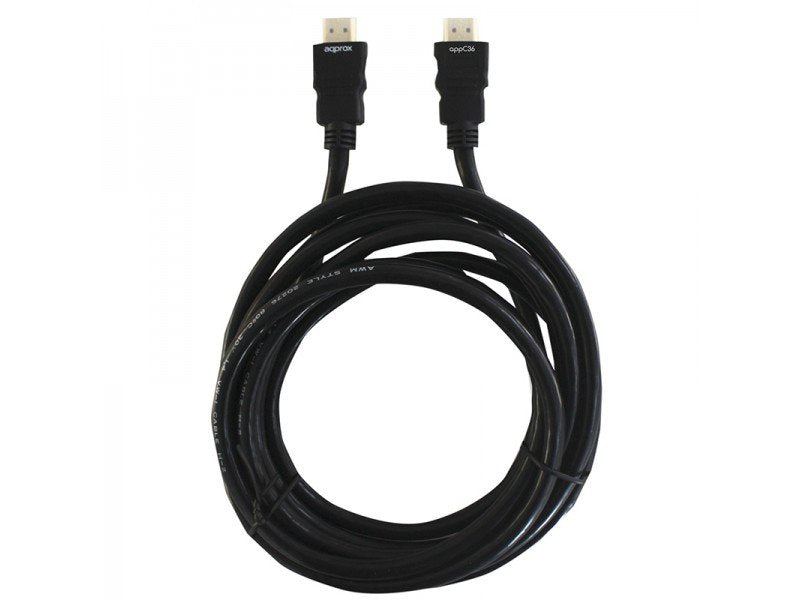 Approx HDMI Cable 5M Connectors M/M V1.4 Black