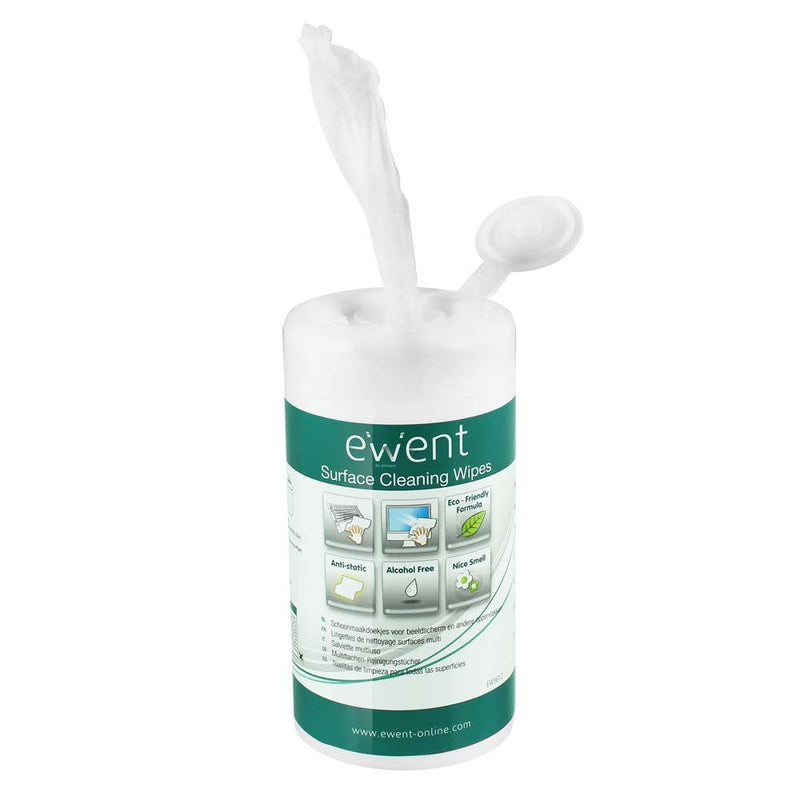 Ewent Universal Wet Cleaning Wipes 100PZ Toallitas Cleaning Todas Superficies