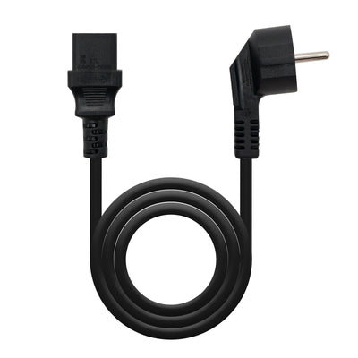 Nanocable Cable Power CPU - Shucko CEE7 Male a C-13 Female 5M - Black — image 1